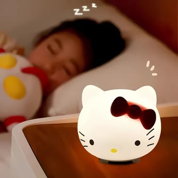 Hello Kitty Silicone Face Lamp Soft Night Light